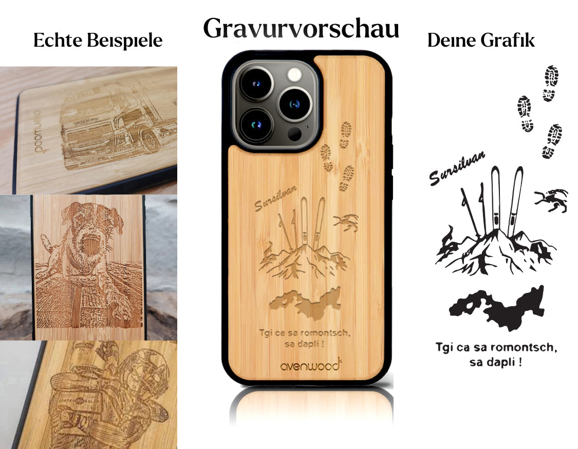 INDIVIDUEL iPhone 15 Pro bambou plastique